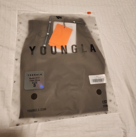 101 Bodybuilding Short Shorts Olive size S - Picture 4 of 4